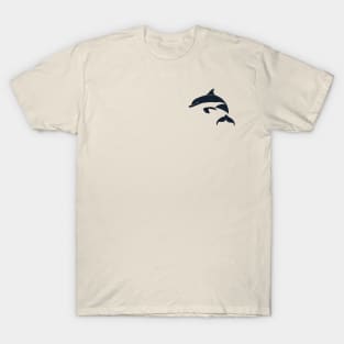Black and White Dolphin T-Shirt